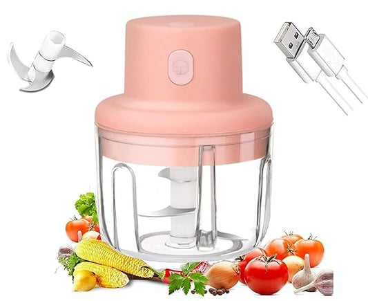 Intelligent Electric Garlic Chopper – First Quality Mini Portable Cordless Food Processor (45W, 250ml)
